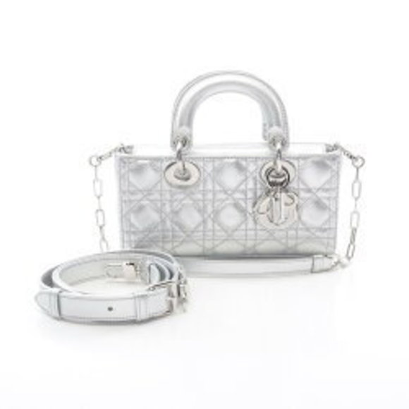 Dior Lady Joy Handbag Leather - Picture 1 of 6